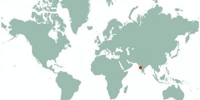 মুম্বাই, বিশ্বের মানচিত্র