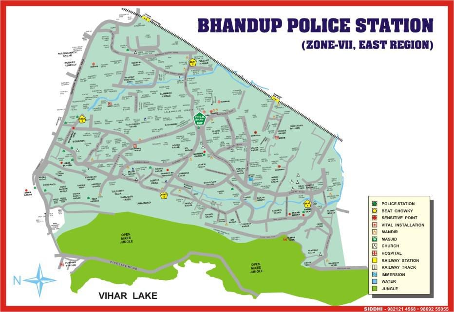 মুম্বাই Bhandup মানচিত্র