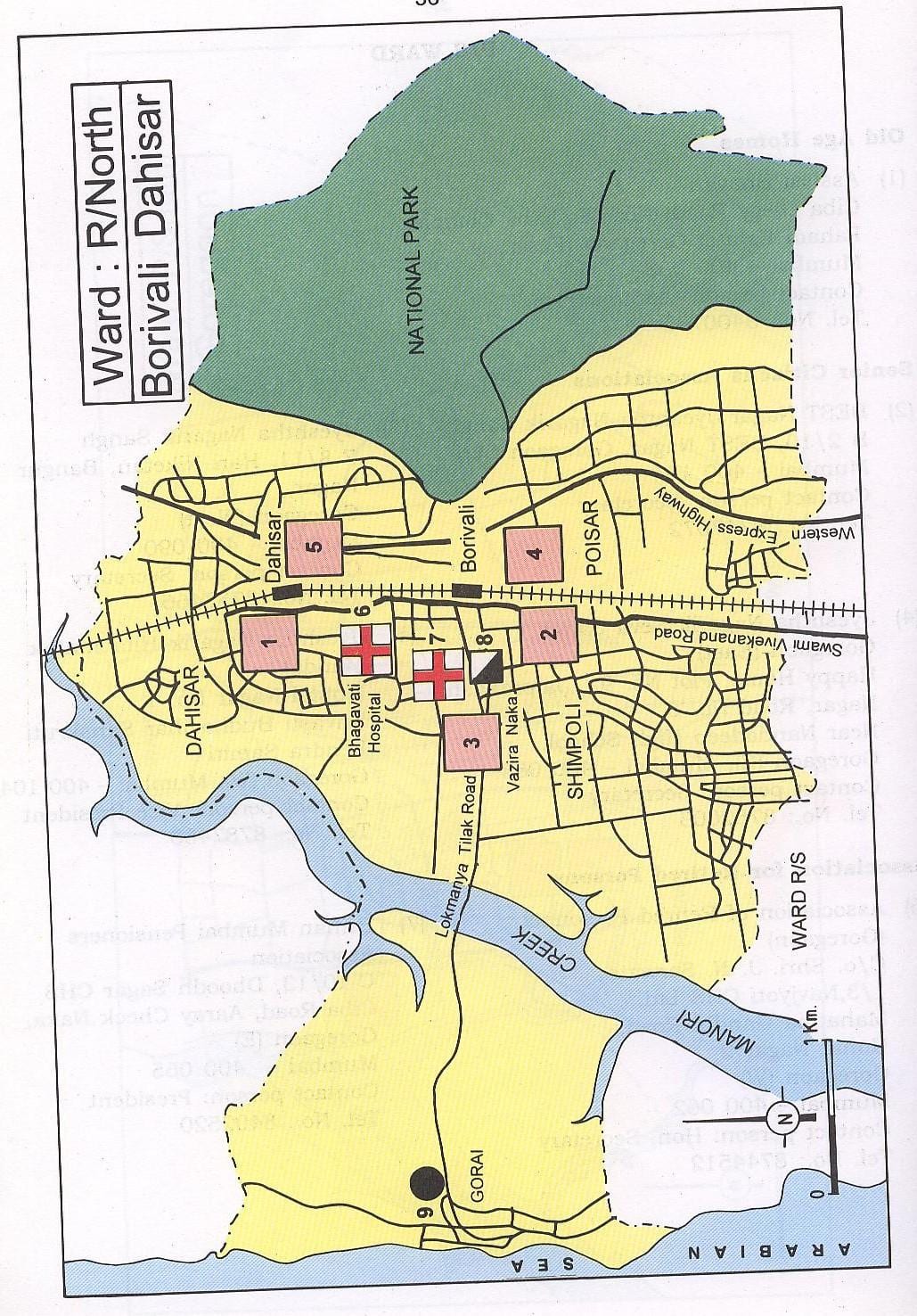 মানচিত্র Dahisar মুম্বাই