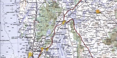 মুম্বাই কল্যাণ মানচিত্র