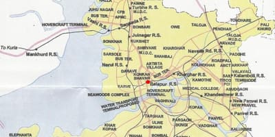 মানচিত্র নভি মুম্বাই