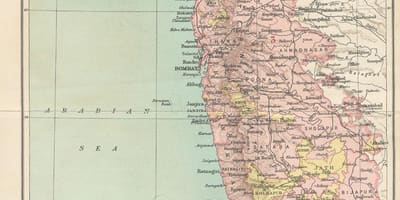 মানচিত্র, বোম্বে প্রেসিডেন্সি